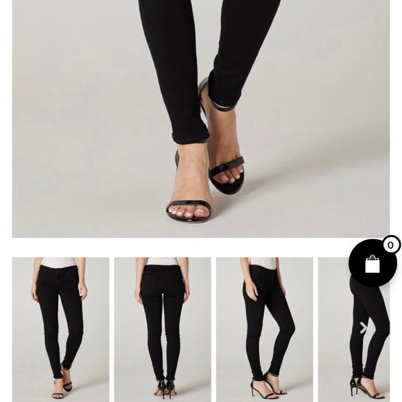 Hudson Jeans Denim - HUDSON Krista Super Skinny Ankle - BLACK